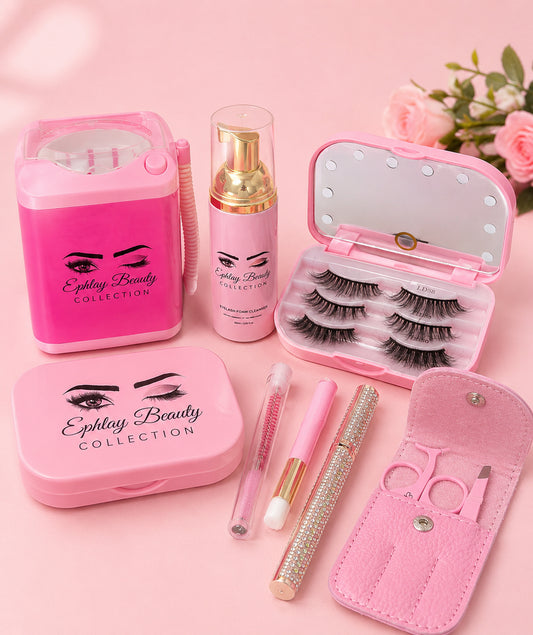 Ephlay Beauty Lash Care Kit – Complete Eyelash Cleaning & Beauty Essentials Set image 0