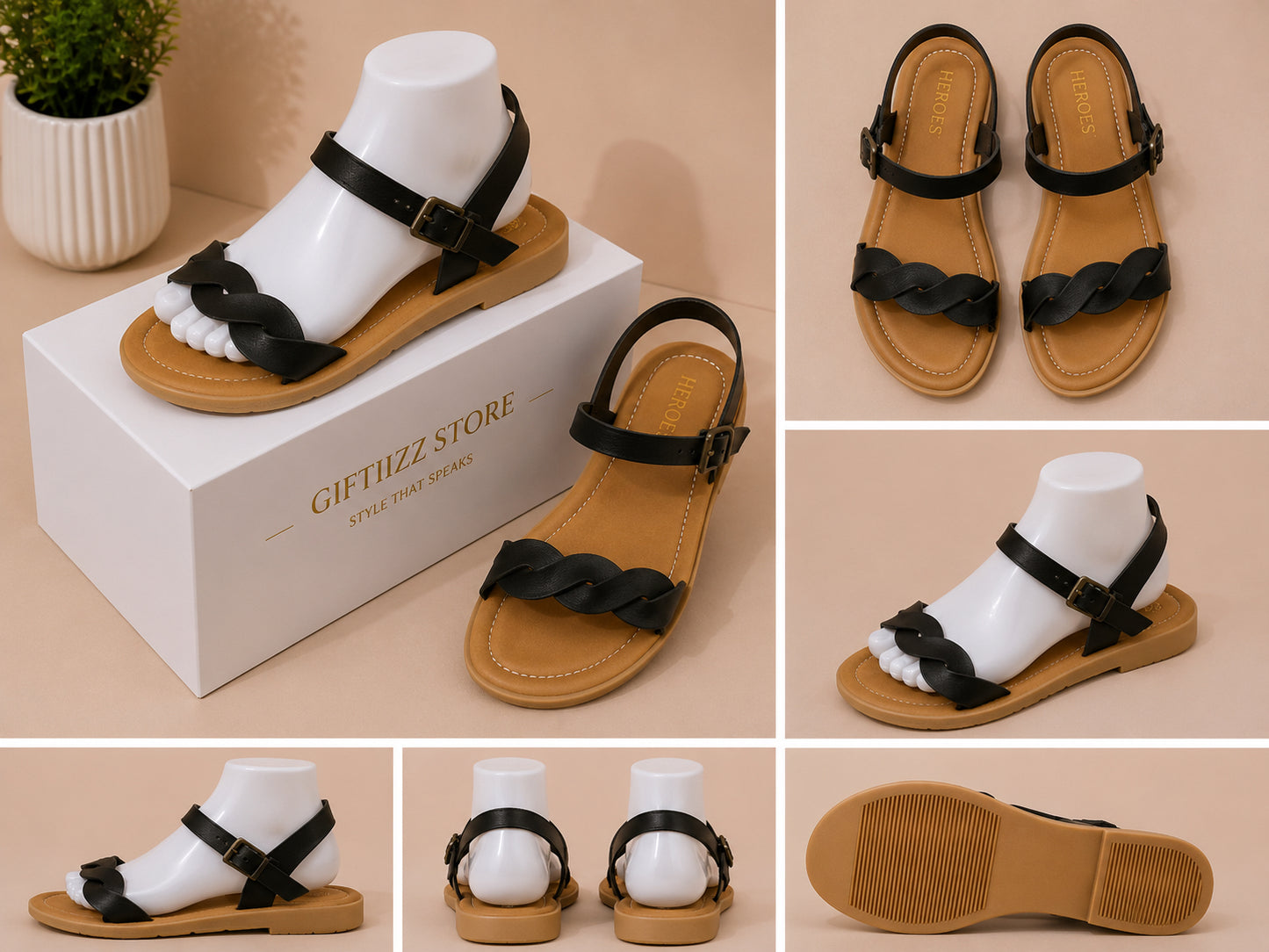 Bella Braid Sandals  image 1