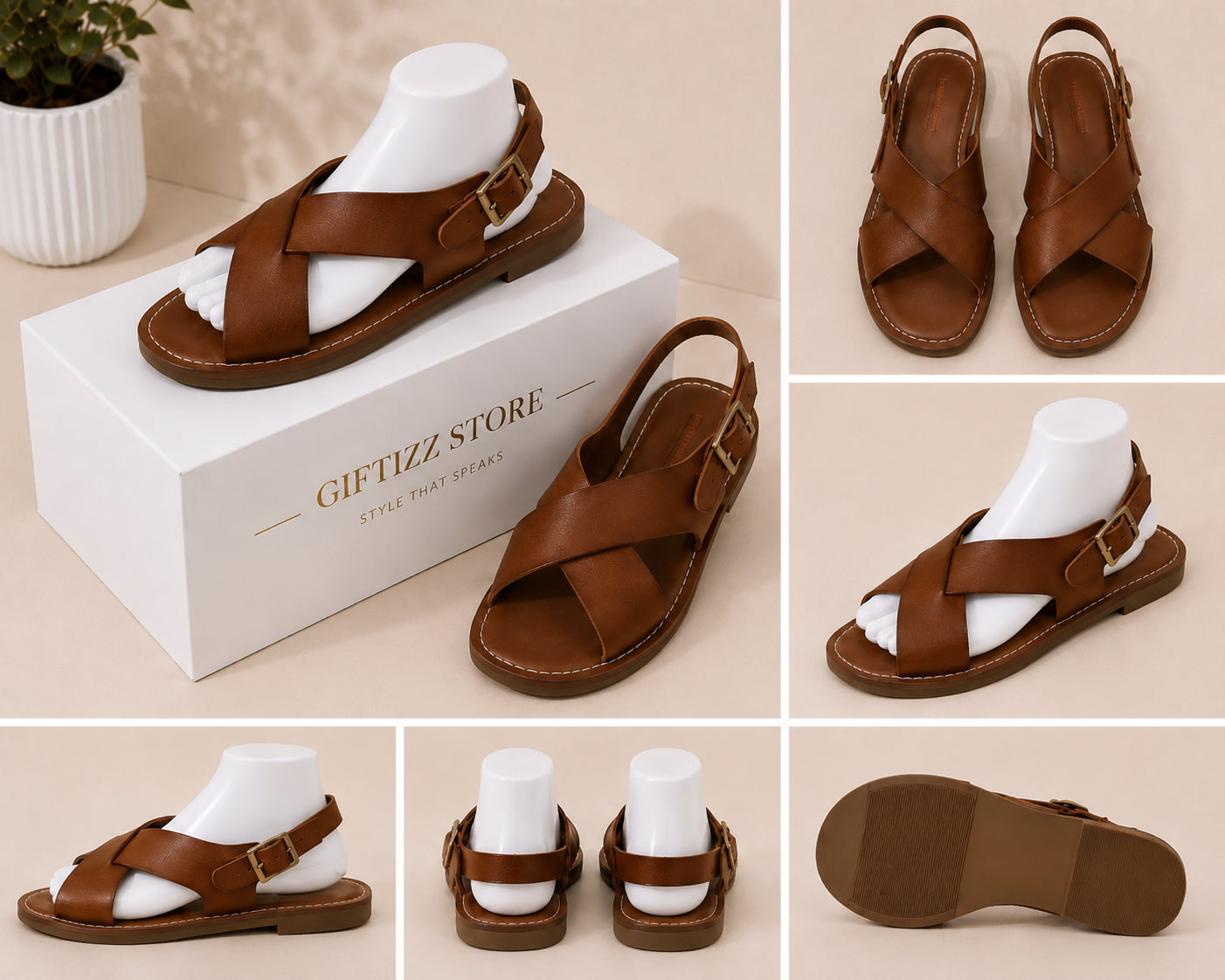 Kona Luxe Buckle Sandal – image 2