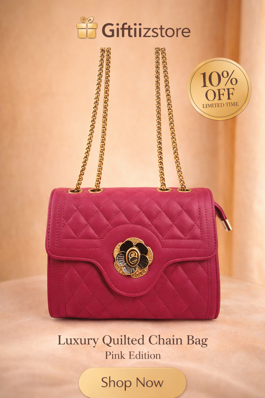 New Trendy Fashion Lock Chains One-Shoulder Women's PU Leather High Quality Desi image 3