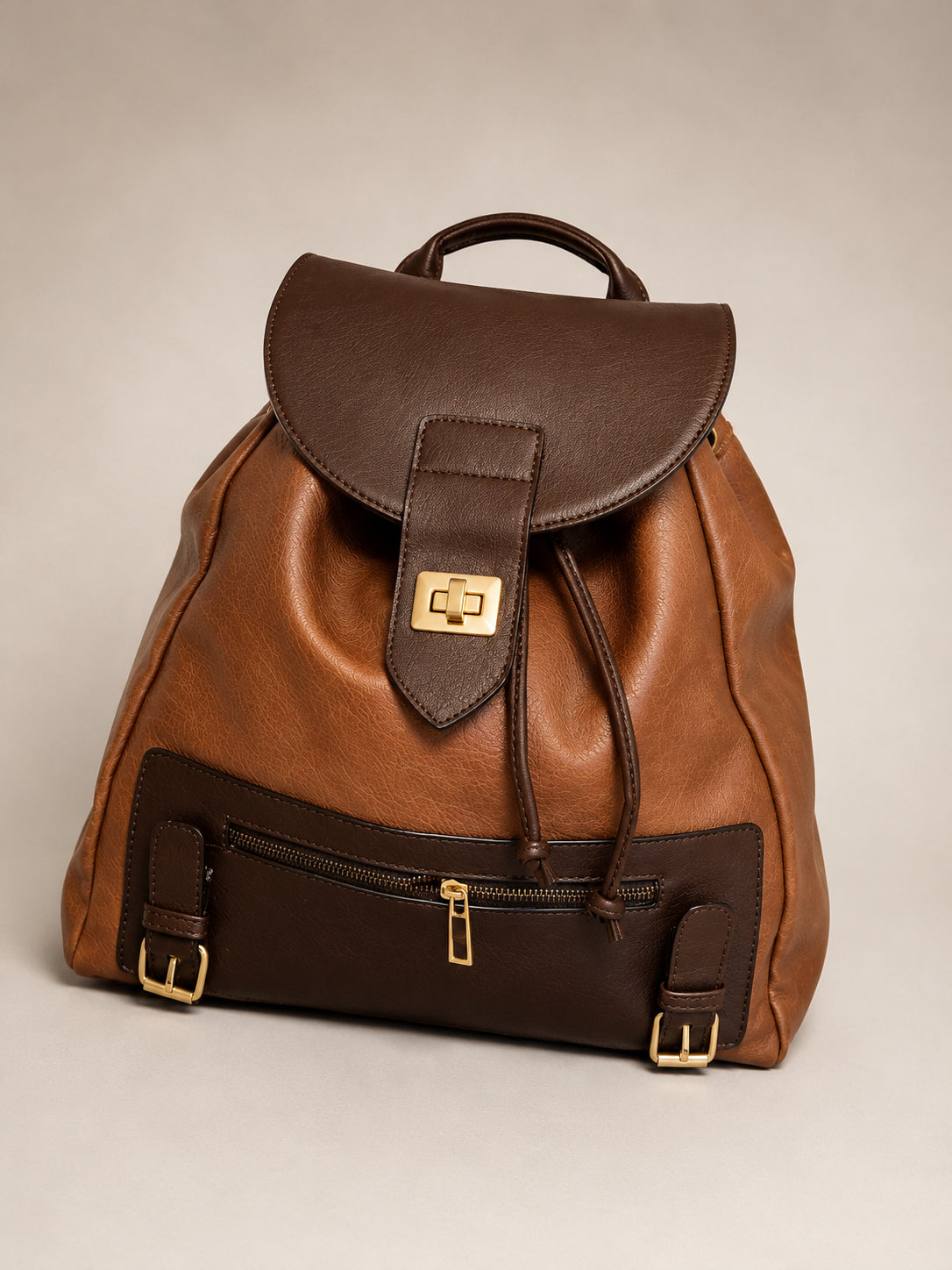 Classic Leather Backpack – Stylish Everyday Travel Bag image 1