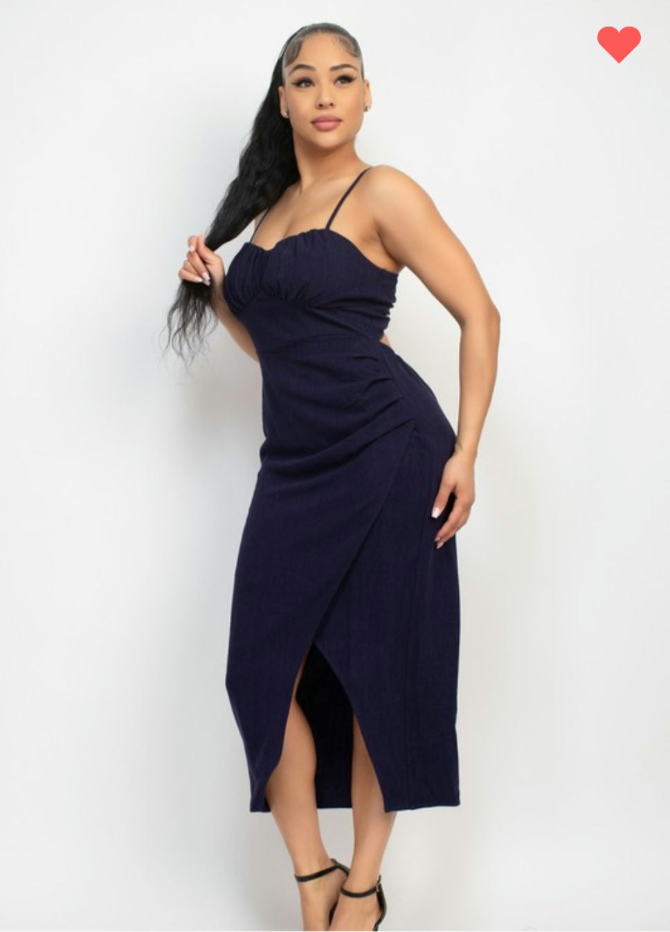 Shirred bust wrap  Tie back dress  image 6